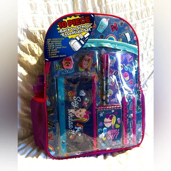 Jo jo backpack with school supplies - Picture 1 of 3